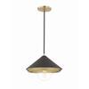 MITZI HUDSON VALLEY LIGHTING Marnie 1-Light Aged Brass Large