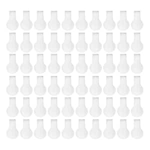 Mini/Round Cable Labels, White (60-Pack)