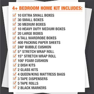 4+ Bedroom House Moving Kit