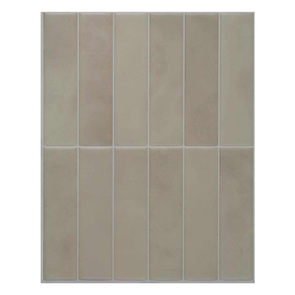 Peel and Stick Gel Backsplash Tile Morocco 11.5'' x 9'' (Set of 4)
