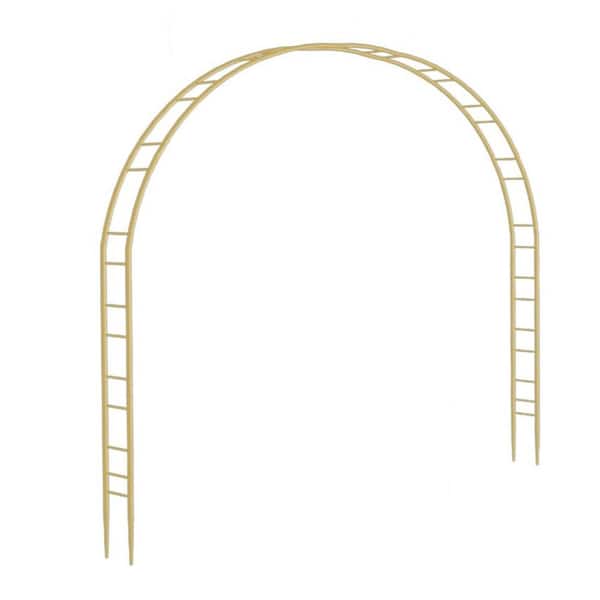 Unbranded Garden Trellis Garden Arch 110.4 in. x 86.4 in. Metal Extra Large Wedding Arbor