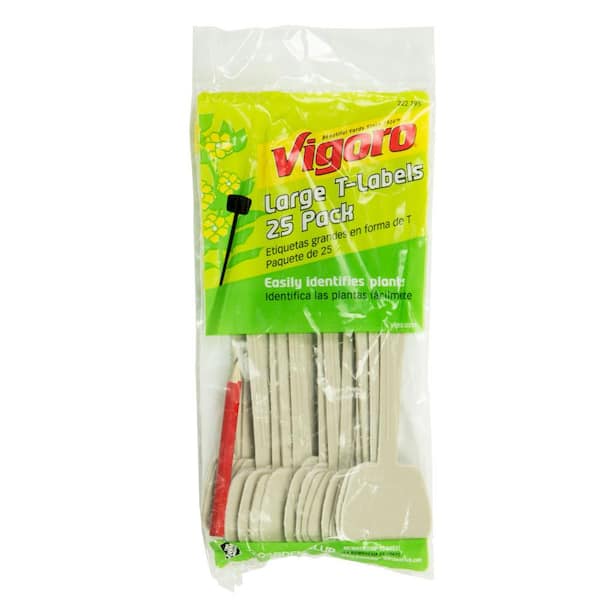 Vigoro Large Plastic T-Labels (25-Pack)