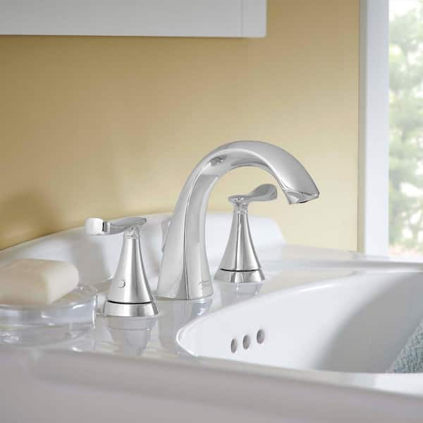 Chatfield 8 in. Widespread 2-Handle Bathroom Faucet in Polished Chrome