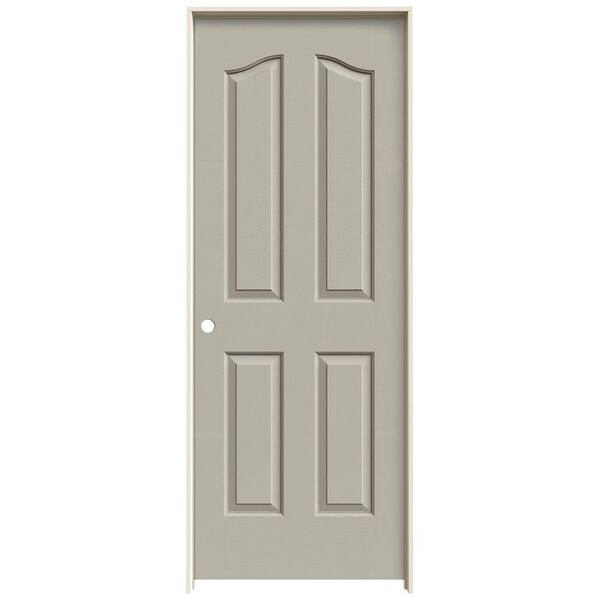 JELD-WEN 24 in. x 80 in. Provincial Desert Sand Painted Right-Hand Smooth Molded Composite Single Prehung Interior Door