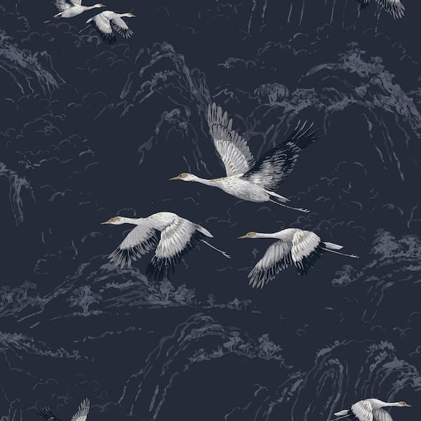 Laura Ashley Laura Ashley Animalia Midnight Wallpaper