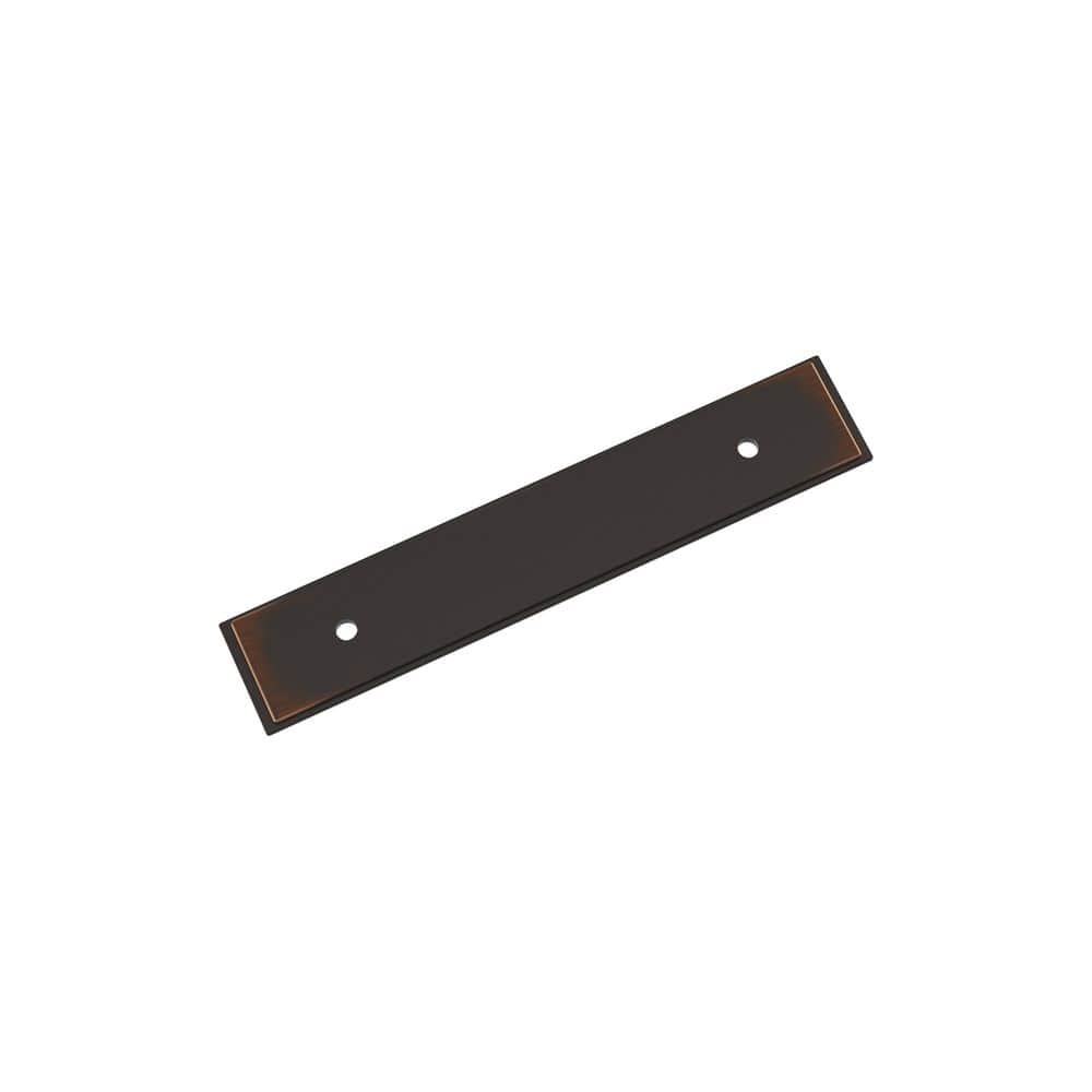 Maymont 3-3/4 in. Center-to-Center Rectangle Oil-Rubbed Bronze Pull Cabinet Backplate price history on PriceWatchPro