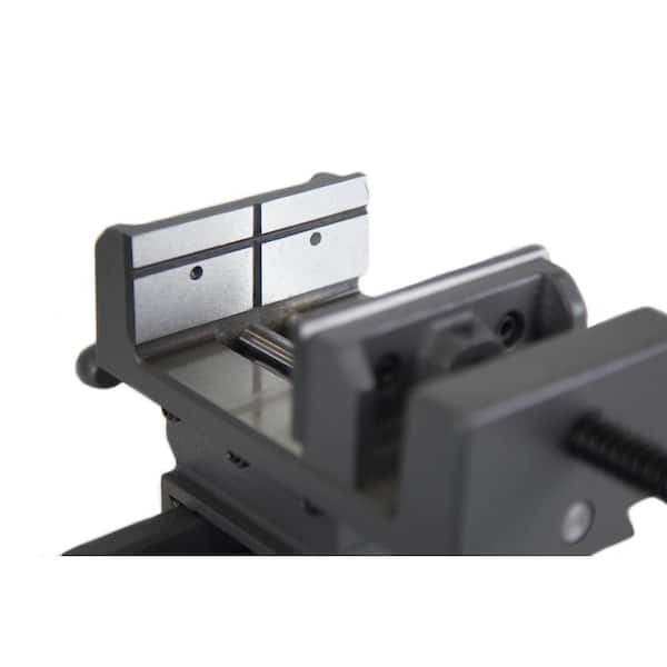 WEN CV414 4.25 in. Compound Cross Slide Industrial Strength Benchtop and Drill Press Vise - 3