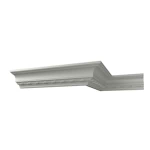 Ophelia 4 in. D x 5.75 in. W x 96 in. L Polyurethane Crown Moulding