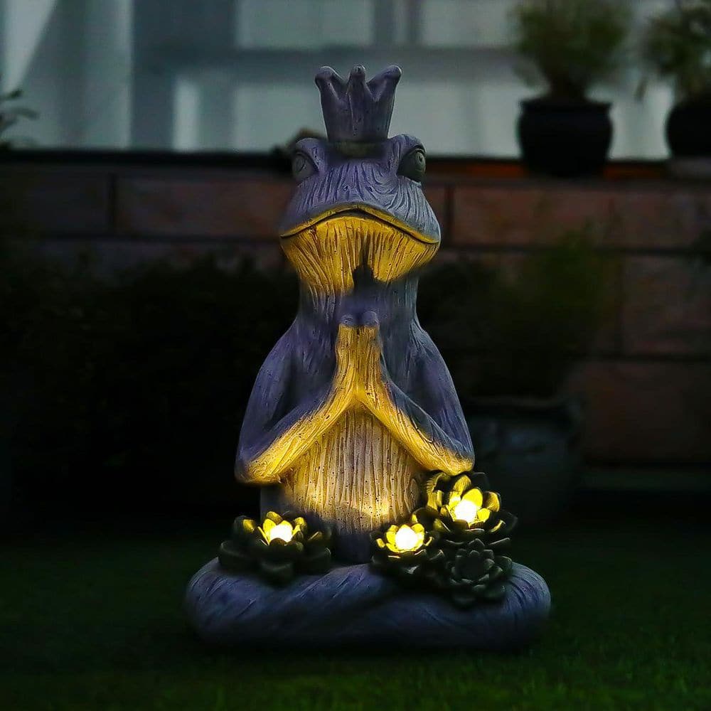 Large Garden Statue Yoga Frog