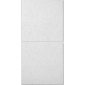 2 ft. x 4 ft. Radar Basic Illusion White Shadowline Tapered Edge Lay-In Ceiling Tile, pallet of 120 (960 sq. ft.)