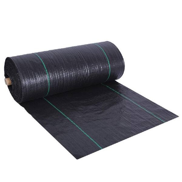 OriginA 5 ft. x 300 ft. 4 oz. Weed Barrier Landscape Fabric Heavy-Duty for Garden Floor Mats with Peg
