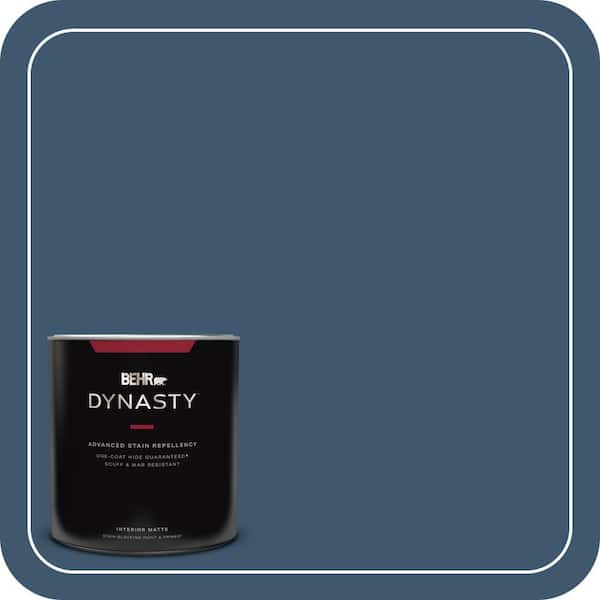 BEHR DYNASTY 1 qt. #ECC-16-3 Inlet Harbor Matte Interior Stain-Blocking Paint and Primer