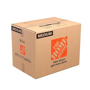 21 in. L x 15 in. W x 16 in. D Medium Moving Box with Handles (20-Pack)