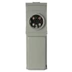 Metered RV Panel with 50 Amp RV Receptacle and 20 Amp GFCI Receptacle