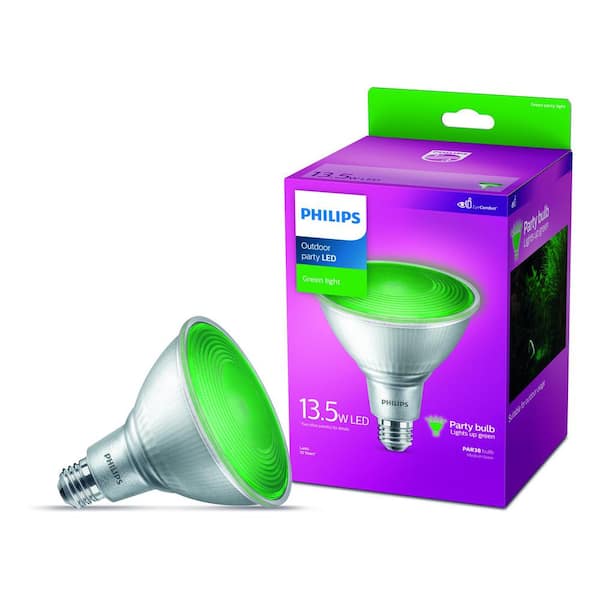 90-Watt Equivalent PAR 38 LED Flood in Green (1-Pack)