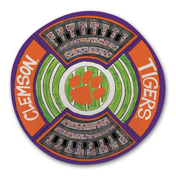 Magnolia Lane Clemson Football Stadium Melamine Platter