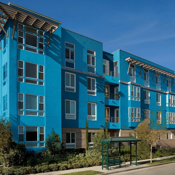 5 gal. #P500-6 Deep River Flat Exterior Paint