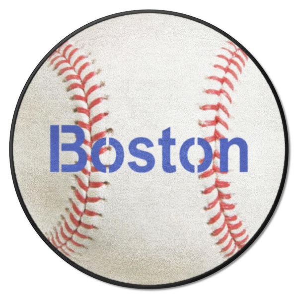 FANMATS Boston Red Sox Baseball Rug - 27in. Diameter