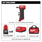 M12 FUEL 12-Volt Lithium-Ion 1/4 in. Cordless Right Angle Die Grinder Kit with M12 Soldering Iron