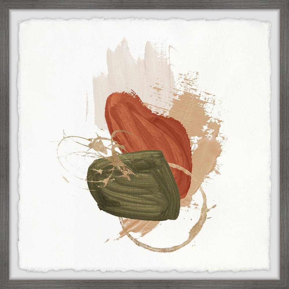 Rapid Growth by Marmont Hill Framed Abstract Art Print 12 in. x 12 in.