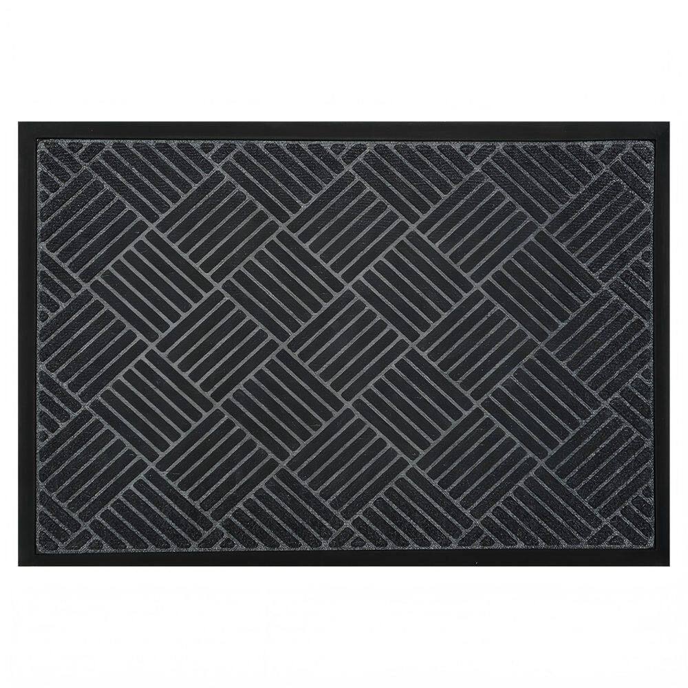 23.62 in. x 35.43 in. Outdoor Rubber Anti-Slip Floor Mat, Durable & Easy-to-Clean Safety Entryway Doormat in Black price history on PriceWatchPro