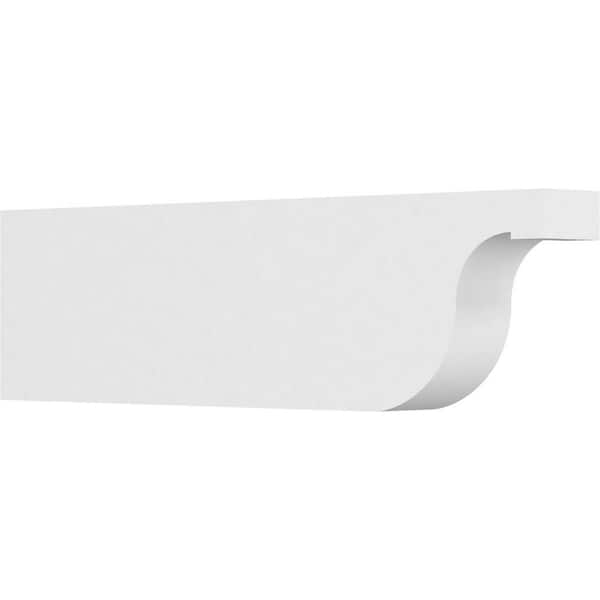 Ekena Millwork 4 in. x 10 in. x 36 in. Standard Del Monte Architectural Grade PVC Rafter Tail Brace