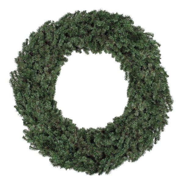 10 '-Unlit Commercial Size Canadian Pine Artificial Christmas Wreath