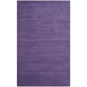 Himalaya Purple 4 ft. x 6 ft. Solid Area Rug