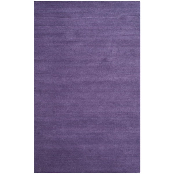 Himalaya Purple 4 ft. x 6 ft. Solid Area Rug