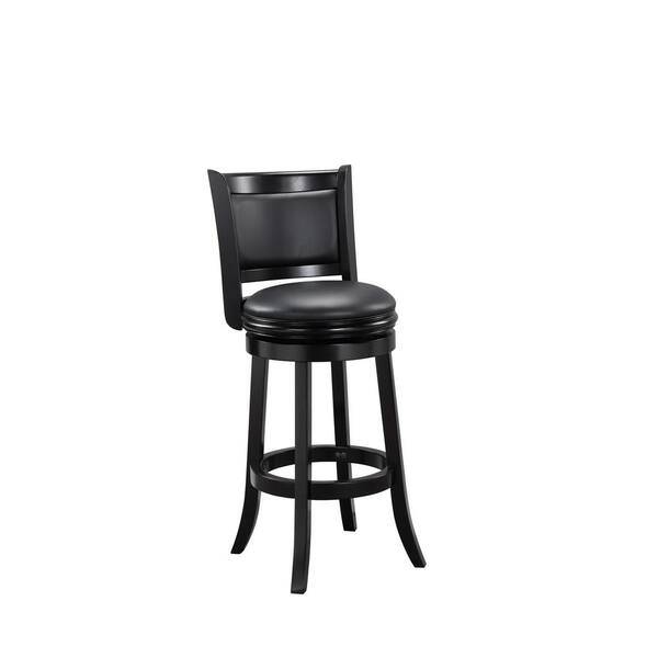 black swivel stool