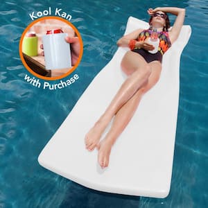 Kool Float with Kool Kan White Pool Float
