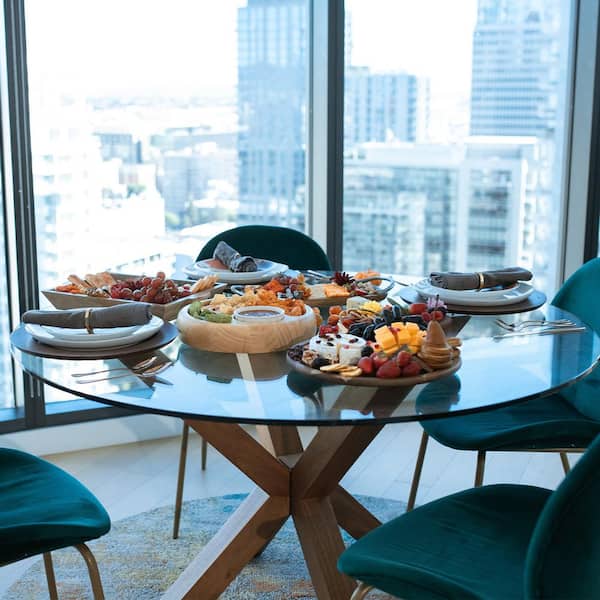 Tempered Glass Macys Round Glass Dining Table Glass Top For Table