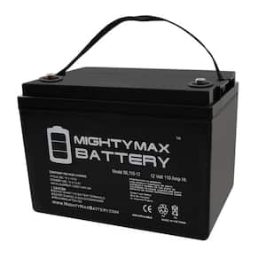 12-Volt 110 Ah Rechargeable Sealed Lead Acid (SLA) Battery