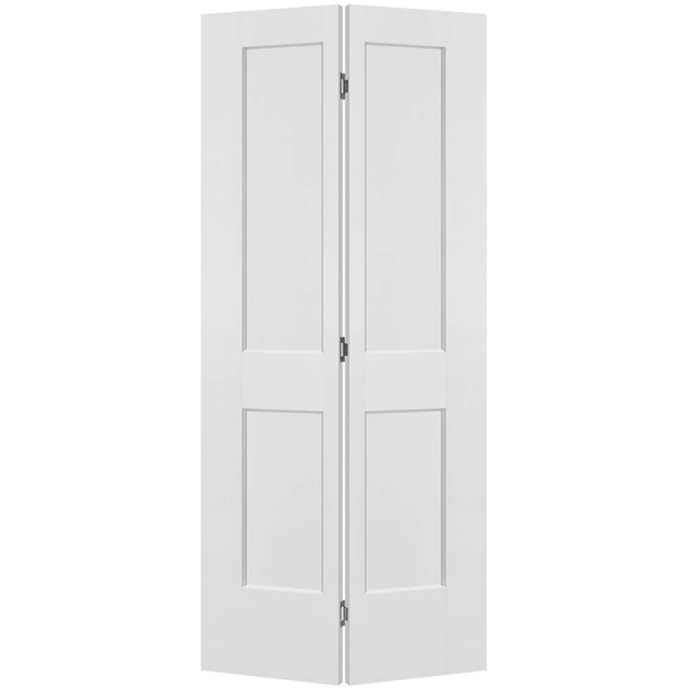 Masonite 36 in. x 80 in. 2-Panel Logan Hollow Core Primed Molded