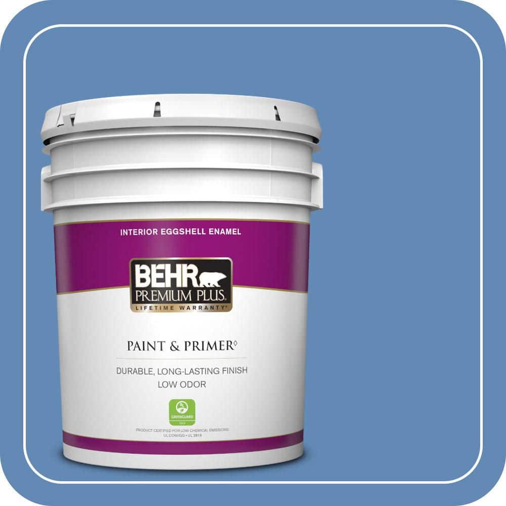 5 gal. #580B-6 Castle Moat Eggshell Enamel Low Odor Interior Paint & Primer price history on PriceWatchPro