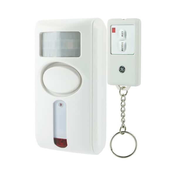 GE Battery Operated Wireless Remote Controlled Indoor Motion-Sensing Alarm