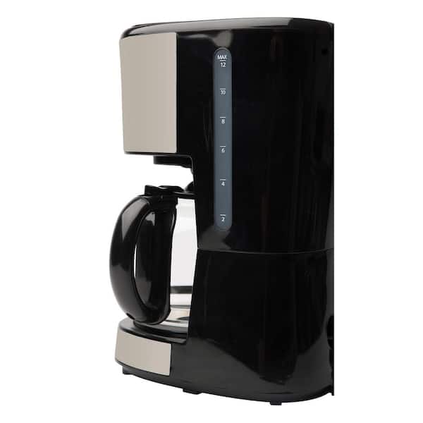 Haden Heritage 12 Cup Programmable Coffee Maker with Microwave, Putty 