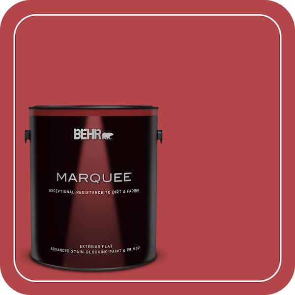 BEHR MARQUEE 1 gal. Home Decorators Collection #HDC-SM14-10 Intrigue Red Flat Exterior Paint & Primer