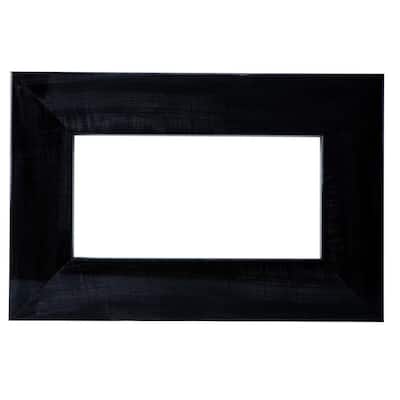 Black Mirror Framing Kits Bathroom, Black Metal Mirror Frame Kit