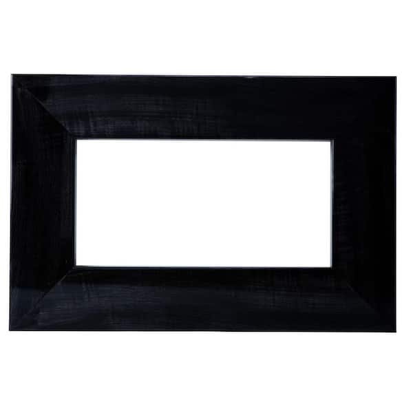 36 x 48 black framed mirror