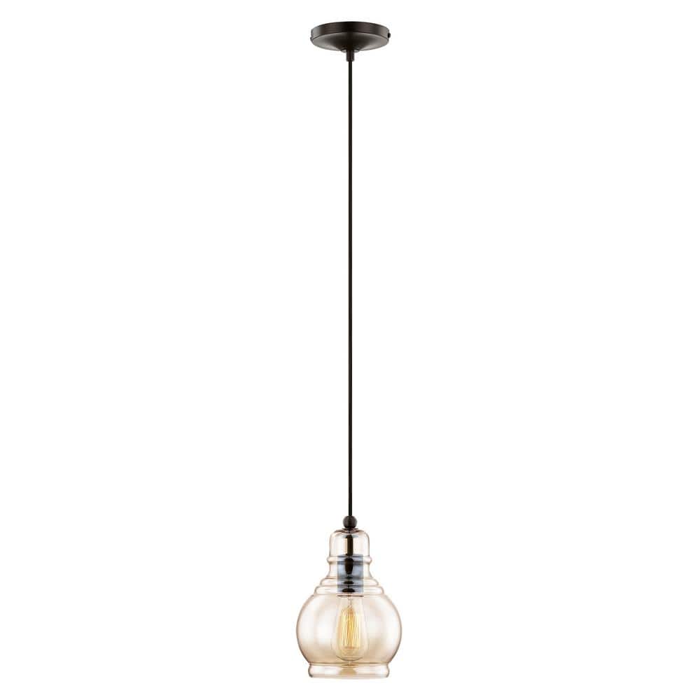 Champagne Glass Mini Pendant with English Bronze Finish