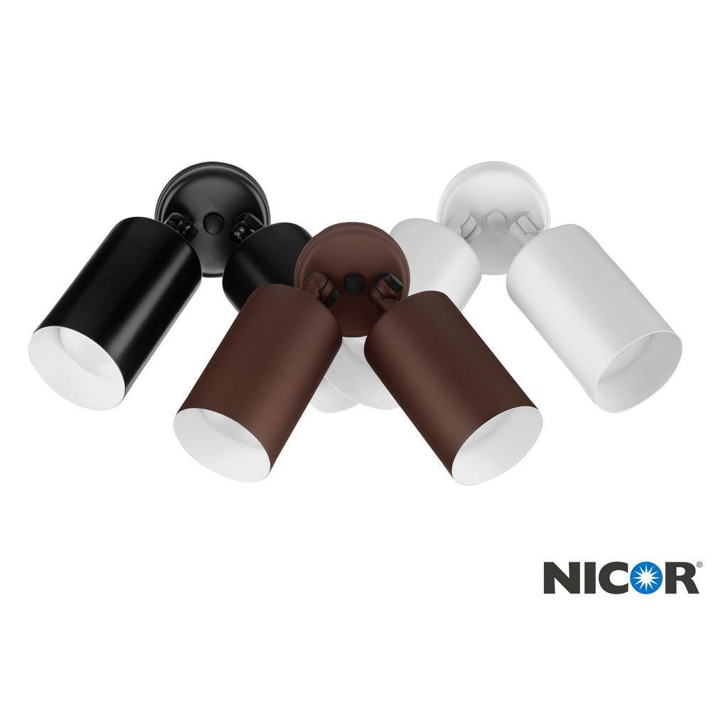 Black Double Cylinder Adjustable Security Flood Light
