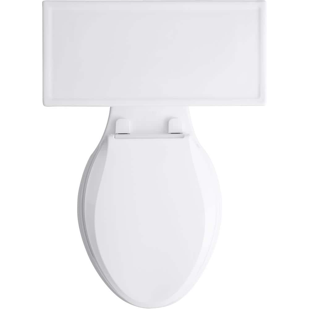 White High Efficiency Elongated Free Standing Toilet