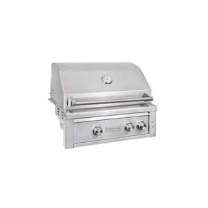 30 in. 3-Burner Built-In Natural Gas Grill