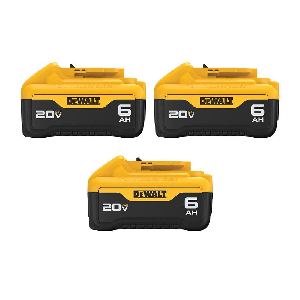 20V MAX Lithium-Ion 6.0Ah Battery (3 -Pack) price history on PriceWatchPro
