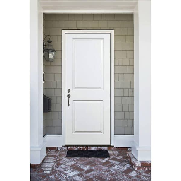 Element Series 2-Panel Square Primed Steel Prehung Front Door