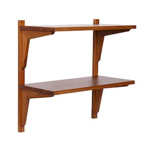 Kate and Laurel Meridien 18 in. W x 8 in. D Brown Wood Decorative