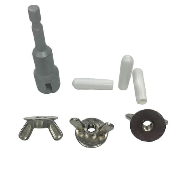 Unbranded 0.25 in. Wingnut Nickel Plated Fastener (300-Pack)