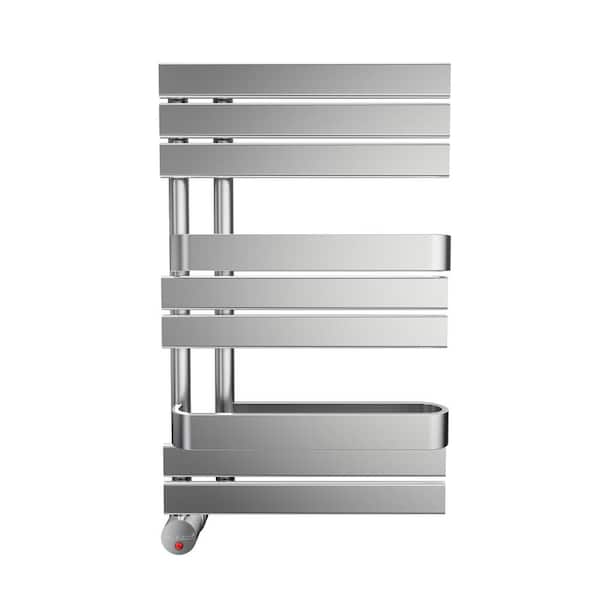Mr. Steam Tribeca 19.9 (in.) Triple Wall-Mounted Electric Hardwire Towel Warmer in Brushed Nickel
