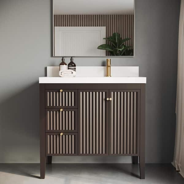 Davos 36 in. Single Vanity (Espresso)